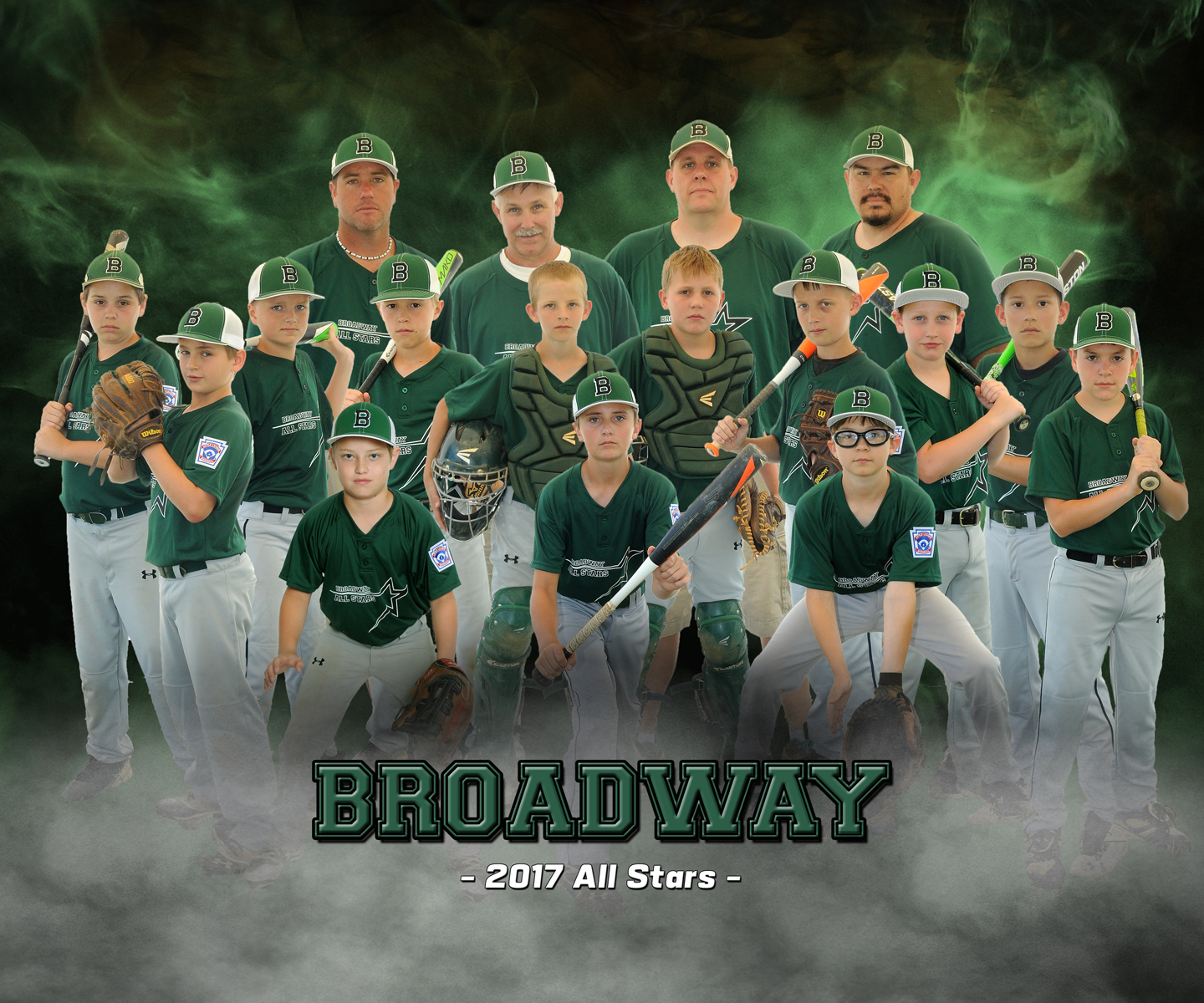 Little League All Star Photo and banner