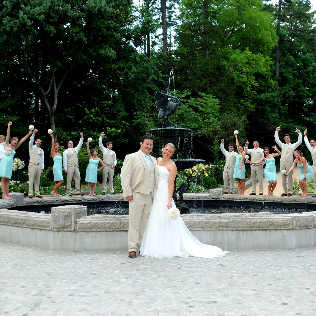 Wedding Photo in Duke Gardens
