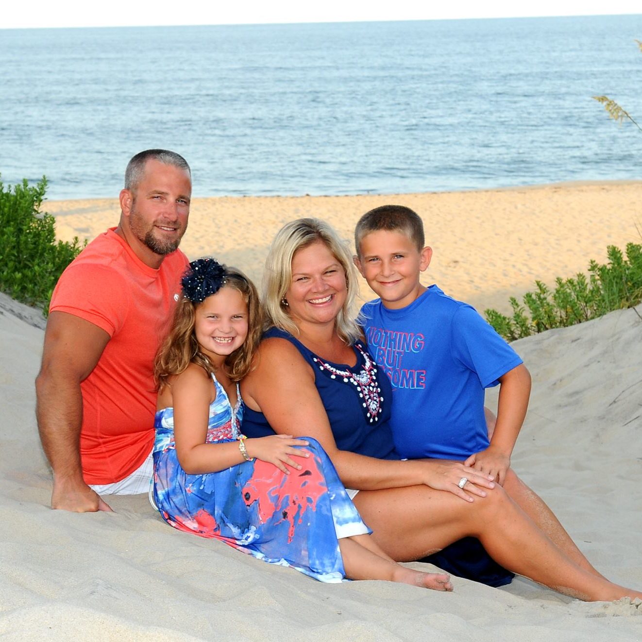 Family Portrait on Beach Nags Head